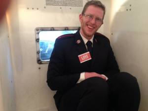 Ben in the Divvy van