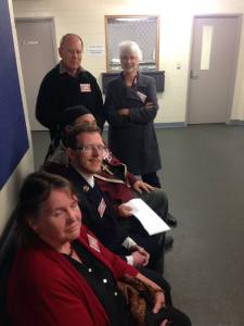 The Love Makes A Way group in the watch house